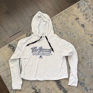 Varsity Cheer The Summit Championship White Hoodie with Championship Logo Size S